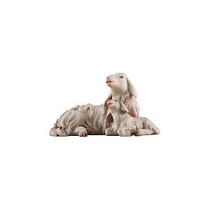 IE051051Natur25 - IN Schaf liegend mit Lamm