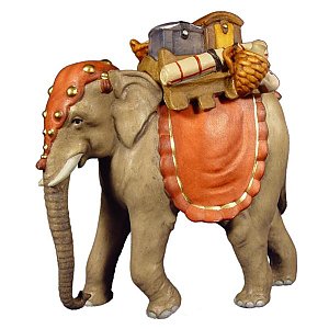 JM8029Natur15 - Elefant mit Gepäck
