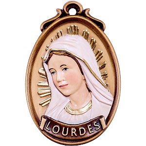 DU2422 - Medaillon Büste Lourdes