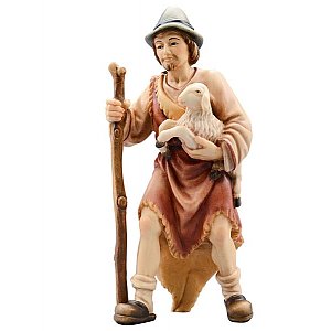 IE051019Color25 - IN Herdsman with stick and lamb
