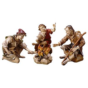 UP700FEUNatur8 - UL Herders group at the fireplace - 4 Pieces