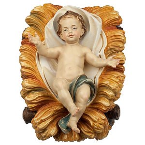 UP700JUWNatur8 - UL Infant Jesus & Manger - 2 Pieces