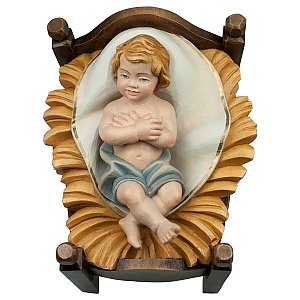 UP780JUWColor8 - SH Infant Jesus & Manger - 2 Pieces