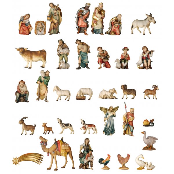 20DA1550SK - Peace nativity set of 34 figures
