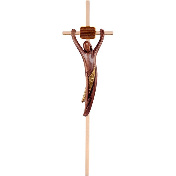 DU2384N - Christ of youth walnut with cross