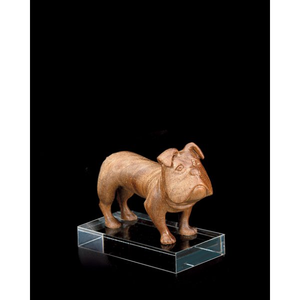 LP00501 - Bulldog (with pedestal in plexiglas)