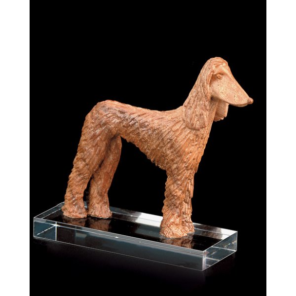 LP00504 - Afghan greyhound(with pedest. in plexi)