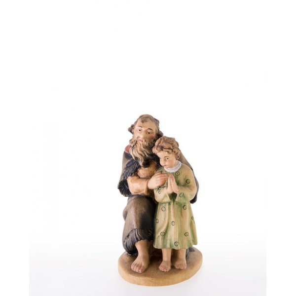 LP10175-28 - Shepherd kneeling with child