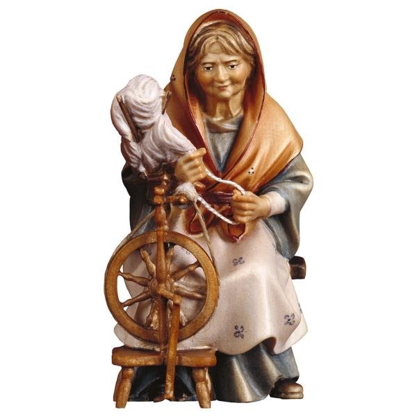 UP700083 - UL Old landlady with spinning wheel