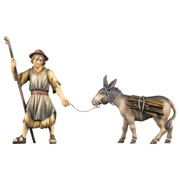 UP700HIE - UL Pulling herder with donkey with wood - 2 Pieces
