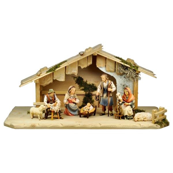 UP780SE4 - SH Shepherds Nativity Set - 9 Pieces
