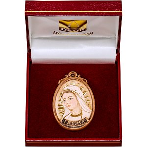DU2423B - Medallion bust Fátima in a box