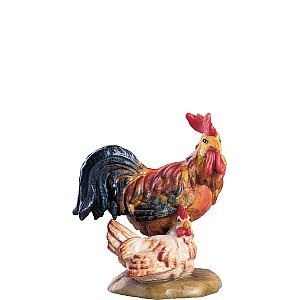DU4081Lasiert9 - Cock with hen B.K.