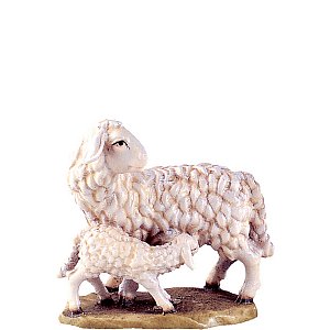 DU4148Lasiert20 - Sheep with lamb D.K.