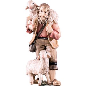 DU4314Lasiert42 - Shepherd with 2 sheep H.K.