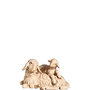 FL427443Natur10 - H-Sheep lying w/ lamb on back