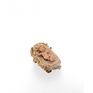 LP10150-01EZwei0ge - Infant Jesus with cradle - 2 pieces