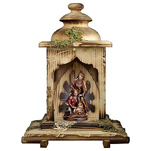 UP680LAL - Nativity Baroque + Lantern stable with light