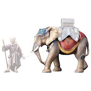 UP700053Echt Gold An - UL Standing elephant