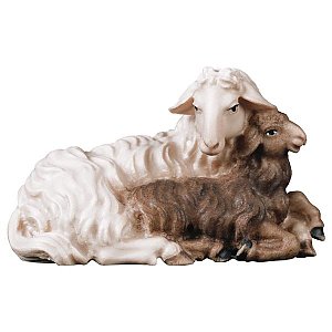 UP700145Echt Gold An - UL Sheep with lying lamb