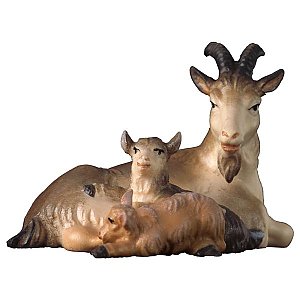 UP700152Natur10 - UL Goat with two lying kids