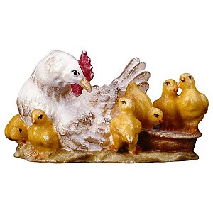 UP700268Echt Gold An - UL Lying hen with fledglings