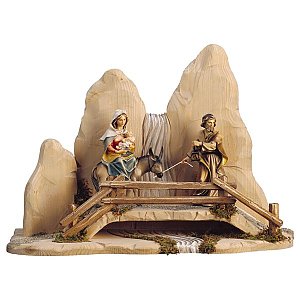 UP700330Color10 - UL Flight to Egypt with Bridge - 5 Pieces