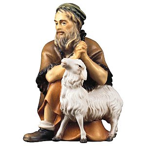 UP780022Natur12 - SH Kneeling herder with sheep