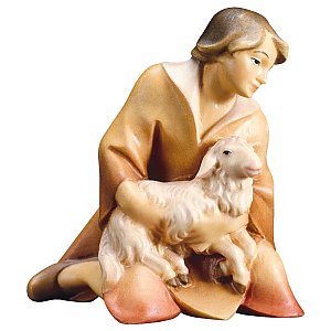 UP800012Color16 - SA Kneeling herder with lamb