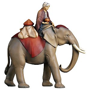 UP800ELSMehrfach Geb - SA Elephant group with jewels saddle - 3 Pieces