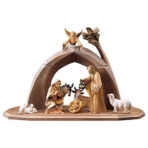 UP800SE1Color16 - SA Saviour Nativity Set - 11 Pieces