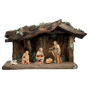 UP800SE7Color12 - SA Saviour Nativity Set - 8 Pieces