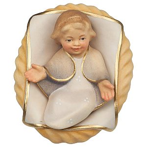 UP900JUWColor25 - CO Infant Jesus & Manger - 2 Pieces