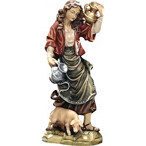 20DA150025 - Shepherdess with pig