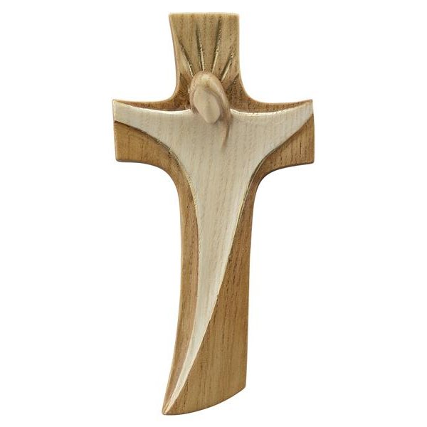 IE6003 - Kreuz Die Auferstehung in Ahorn- oder Eschenholz