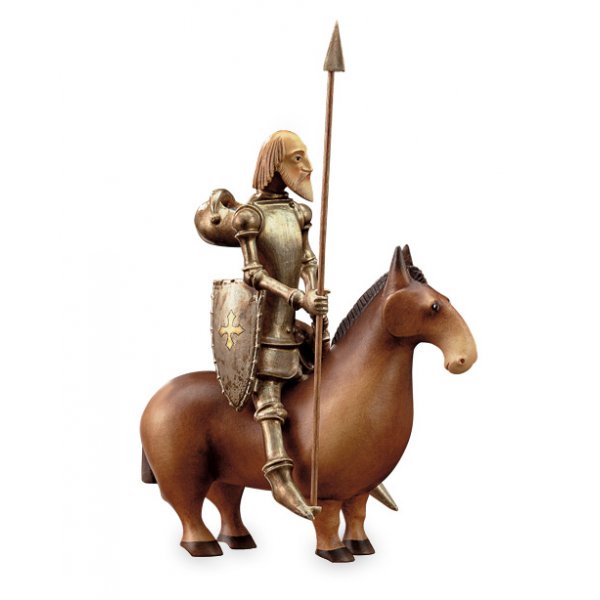 LP00614-Q - Don Quichote auf Pferd (ohne Sockel)