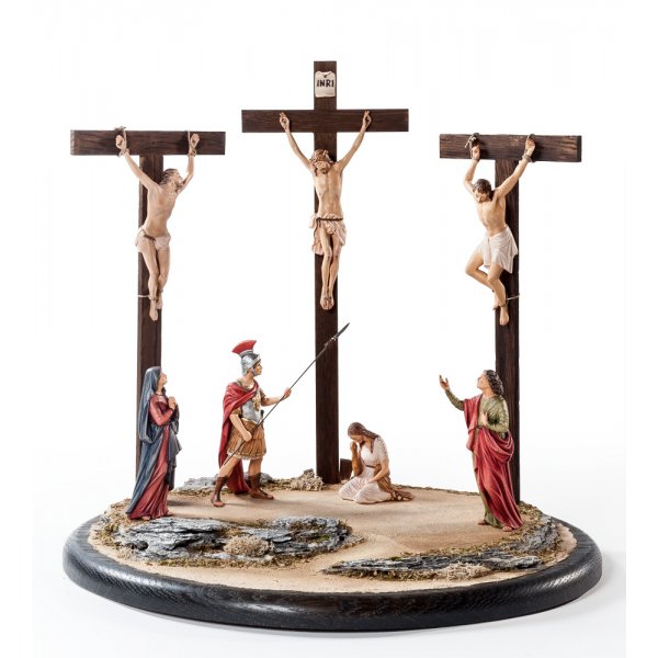 LP10018-S7 - Kreuzigungsgruppe mit 7 Figuren