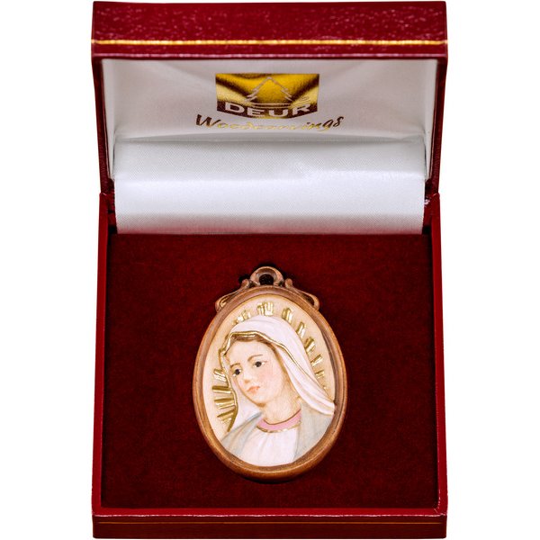 DU2420B - Medaglione busto Madonna con confezione