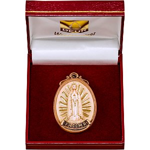 DU2403B - Medaglione Madonna Fátima con confezione