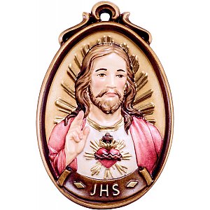 DU2444 - Medaglione sacro cuore di Gesù